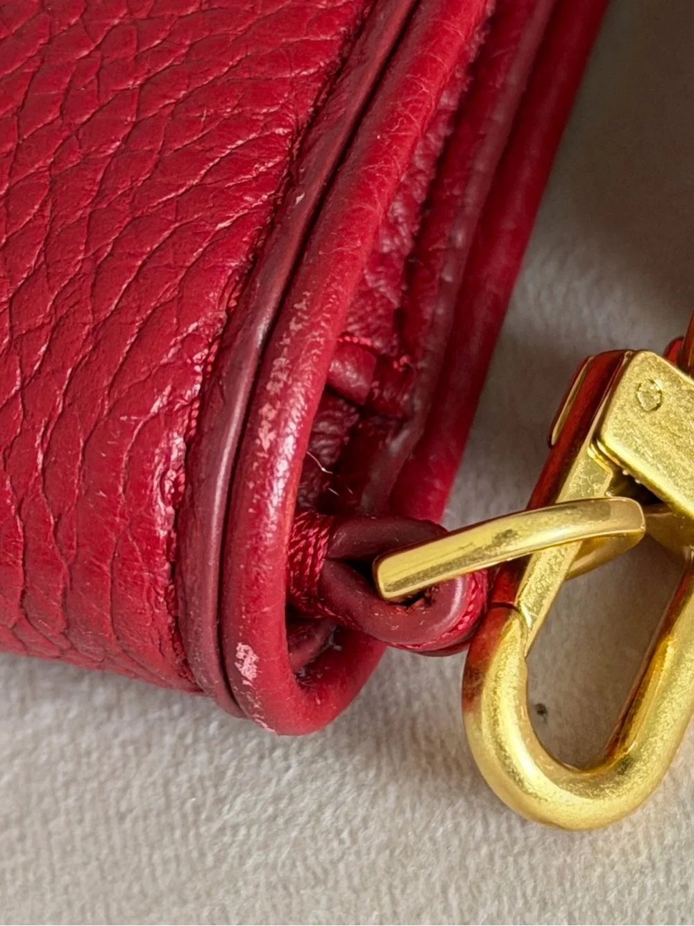 Tory Burch ❤️ Britten Red Leather Wallet